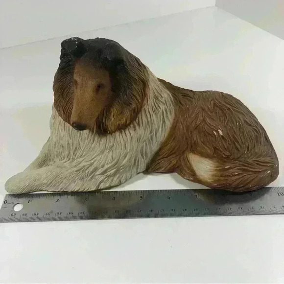 1984  Sandicast reclining collie sculpture - Picture 8 of 8